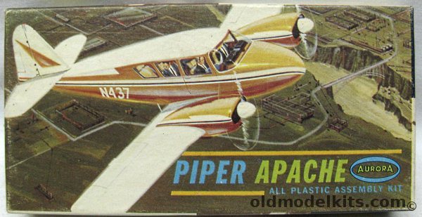 Aurora 1/64 Piper Apache, 280-29 plastic model kit